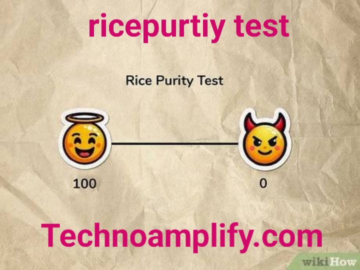 ricepurtiy test