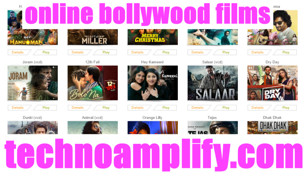 online bollywood films